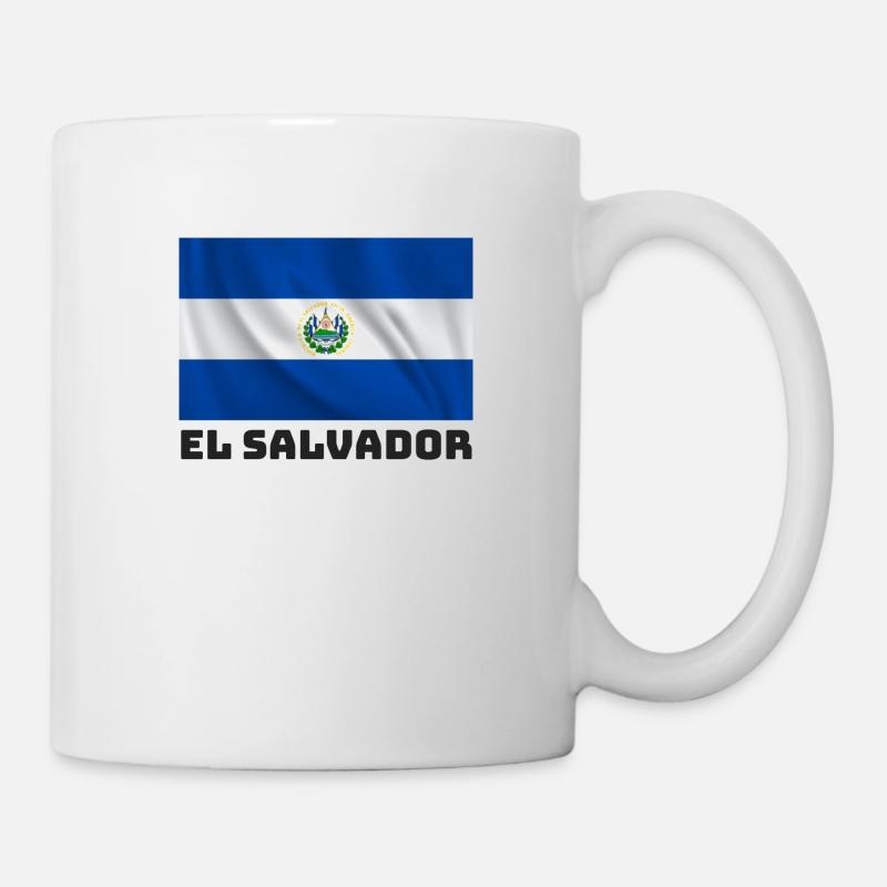 El Salvador flag - Mug - white