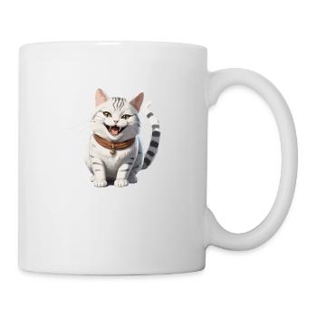 Sourire - Mug blanc - blanc - Droite