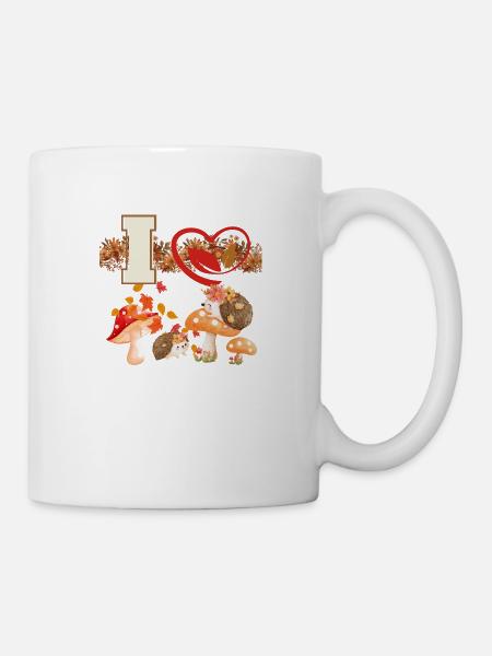 I love autumn - Tasse - Weiß