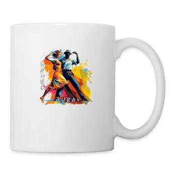 Durch tanzen Soziale Kontakte pflegen - Tasse - Weiß - Rechts