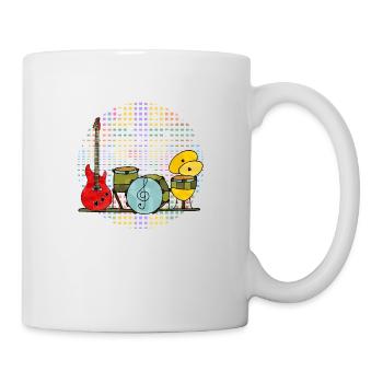 Musikinstrumente - Tasse - Weiß - Rechts