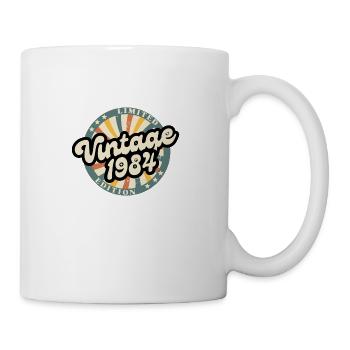 Limited edition vintage 1984 - Mug blanc - blanc - Droite