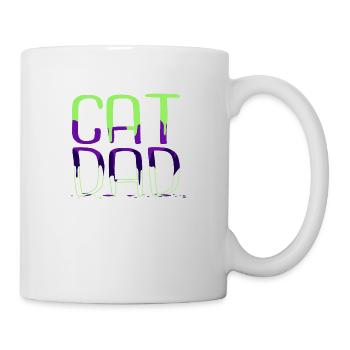 mammal persian gift birthday cat face tshirts - Tasse - Weiß - Rechts