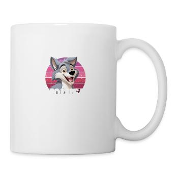 Wolf Just A Girl Who Loves Wolves Wolfskopf - Mug - white - Right
