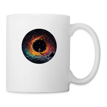 Kosmische Neugier - Tasse - Weiß - Rechts