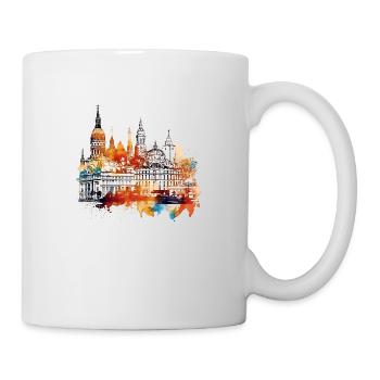 Madrid est la capitale dynamique de l’Espagne - Mug blanc - blanc - Droite