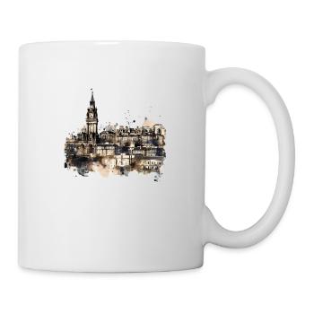 Edinburgh, die Hauptstadt Schottlands - Tasse - Weiß - Rechts