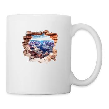 Le parc national du Grand Canyon - Mug blanc - blanc - Droite