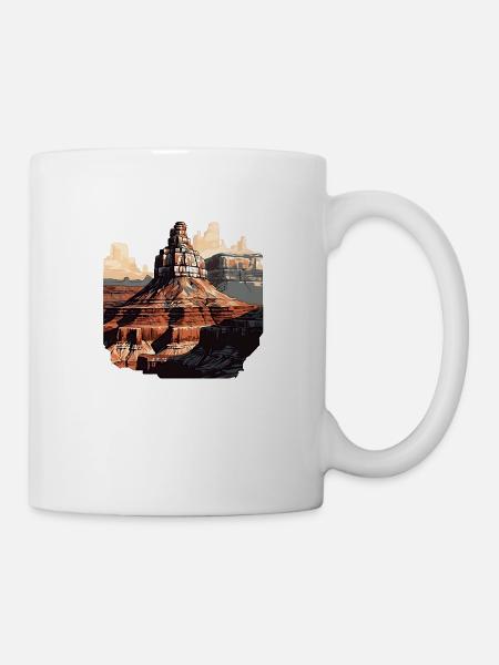 Le Grand Canyon en Arizona - Mug blanc - blanc