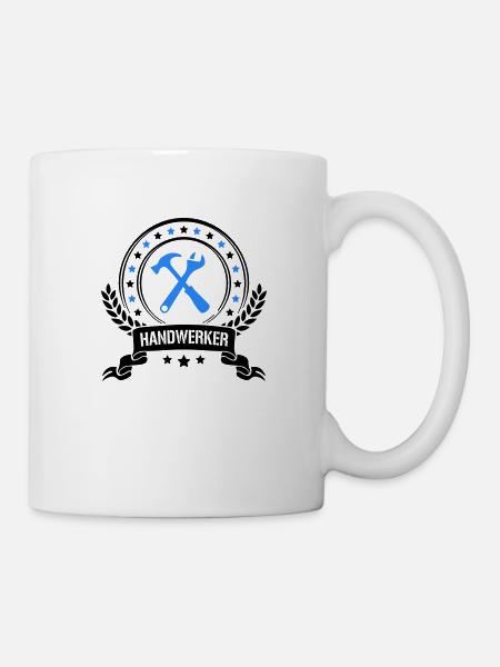 Handwerker - Tasse - Weiß