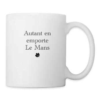 Autant en emporte le vent (noir) - Mug blanc - blanc - Droite