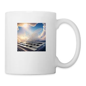 La musique est dans l’air - Mug blanc - blanc - Droite