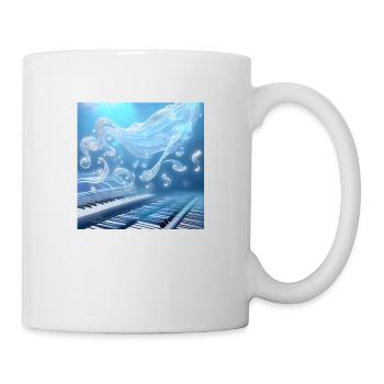 Musik liegt in der Luft - Tasse - Weiß - Rechts