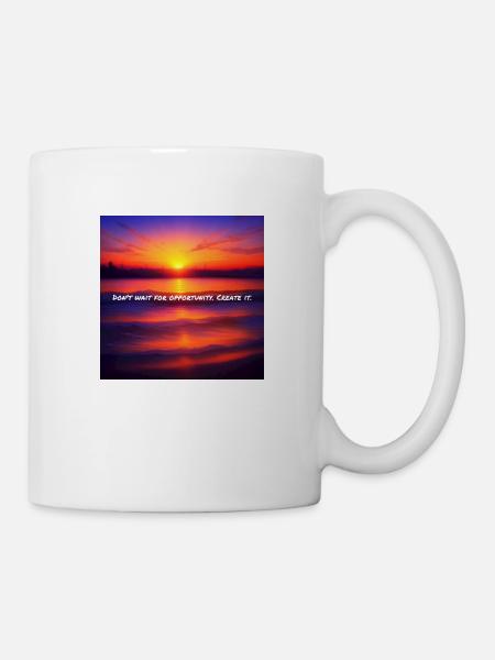 Wunderschöner Sonnenuntergang - Tasse - Weiß