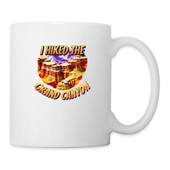 J’ai fait de la randonnée dans le Grand Canyon Arizona Men Women - Mug blanc - blanc - Droite