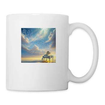 Musik liegt in der Luft - Tasse - Weiß - Rechts
