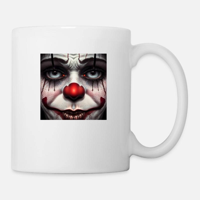 Der Traurige Clown - Tasse - Weiß