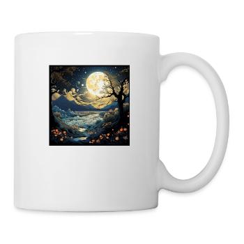 Vintage Poster Design tree - Mug - white - Right