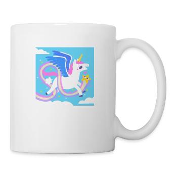 Flying unicorn - Mug - white - Right