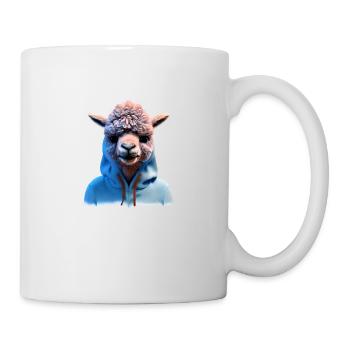 Alpaca breeder alpaca wears sweater alpaca fan - Mug - white - Right