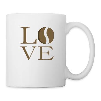 Coffee Love - Coffee Bean Love - Mug - white - Right
