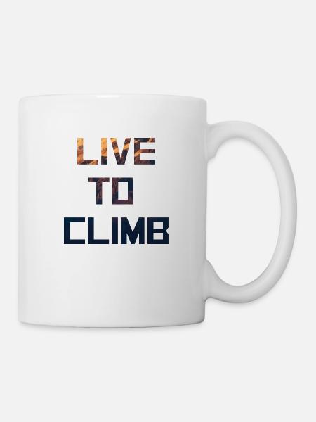 Rock Climbing - Tasse - Weiß