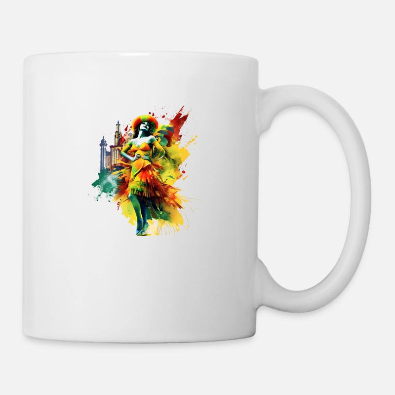 Der Karneval in Rio ist weltweit bekannt - Tasse - Weiß