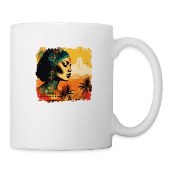 Rio de Janeiro attire des visiteurs du monde entier - Mug blanc - blanc - Droite