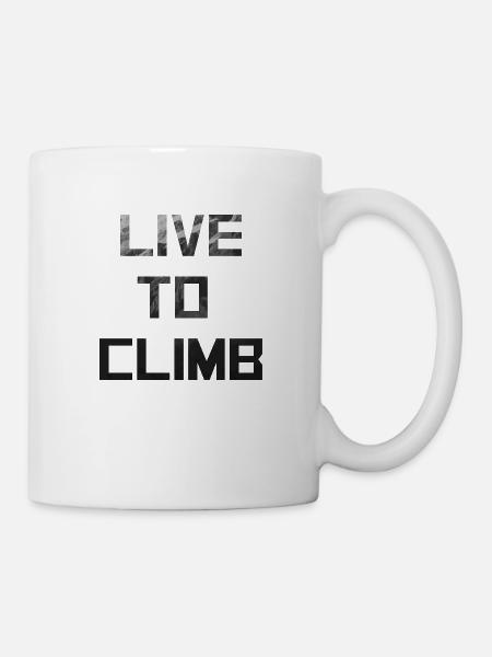 Rock Climbing - Tasse - Weiß