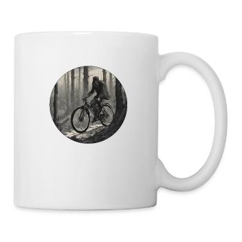 Bicycle / Bike / Cycling / Bicycle / Forest / Mountains - Mug - white - Right