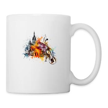 New Orleans is a bustling city - Mug - white - Right
