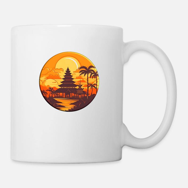 Bali est un paradis tropical - Mug blanc - blanc