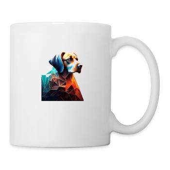 Labrador propriétaire chiot Labrador Retriever - Mug blanc - blanc - Droite