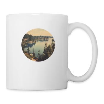 A retro design of a Canadian summer - Mug - white - Right
