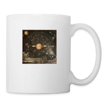 Antike Sternenkarte - Tasse - Weiß - Rechts