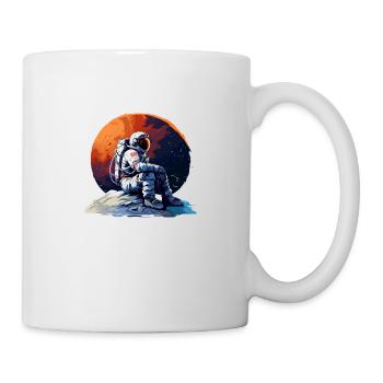 Astronaute échoué - Mug blanc - blanc - Droite