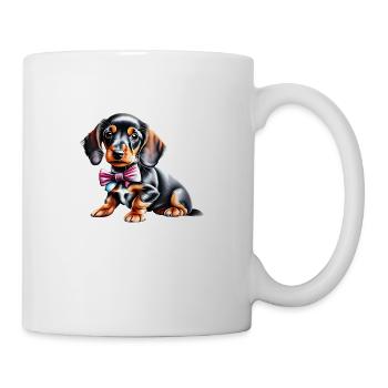 Dachshund Hund Hundehalter Hunde Dackelwelpe - Tasse - Weiß - Rechts