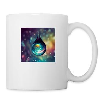 Universe in a Drop - Tasse - Weiß - Rechts