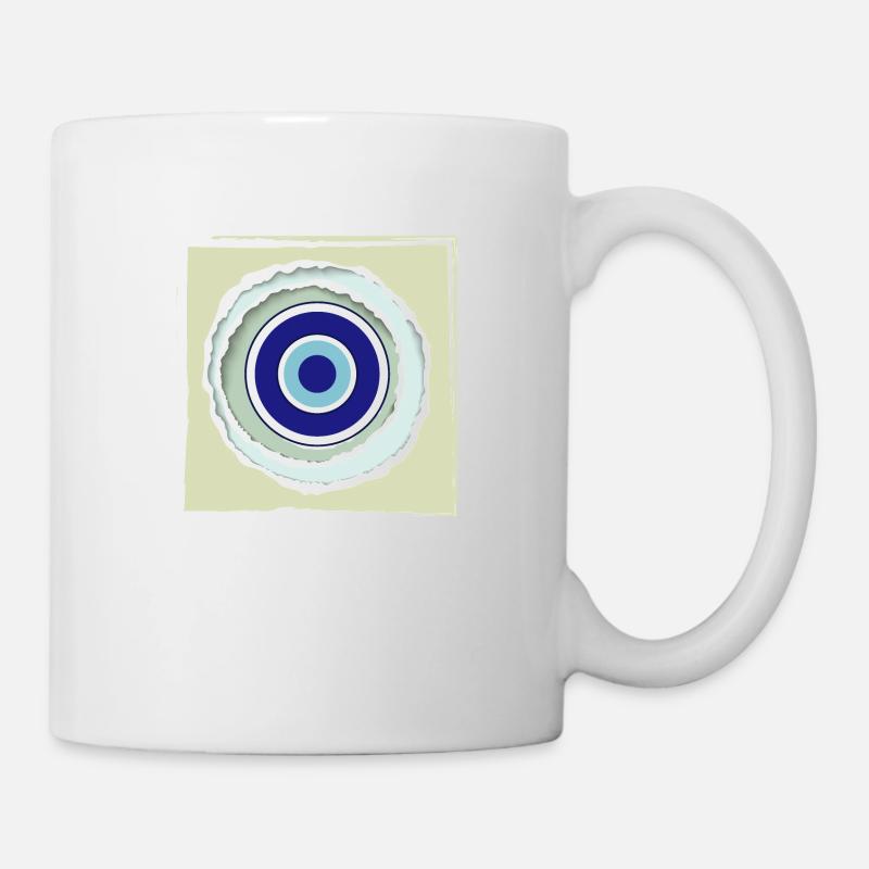 Schützendes Auge Spaß Spaß Spaß Spaß - Tasse - Weiß