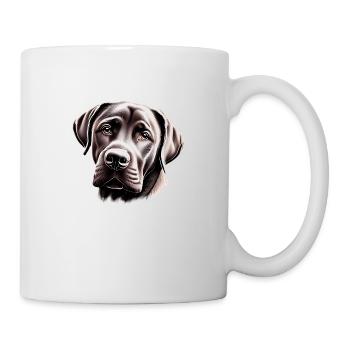 Labrador owner puppy Labrador Retriever - Mug - white - Right