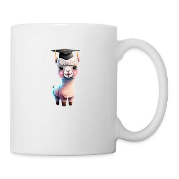 Alpaca Studies Bachelor School Leaving Certificate Graduate - Mug - white - Right