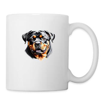 Rottweiler Dog Puppy Rottweiler Puppy Dogs - Mug - white - Right