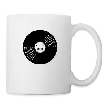 I Love Vinyl ( LP ) - Mug blanc - blanc - Droite