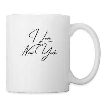 I Love New York - Tasse - Weiß - Rechts
