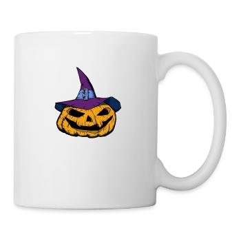la citrouille - Mug blanc - blanc - Droite