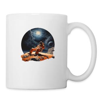 A cosmonaut on vacation - Mug - white - Right