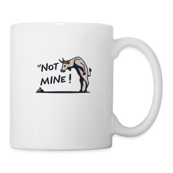Not Mine! - Tasse - Weiß - Rechts