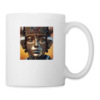 AI as friend - Tasse - Weiß - Rechts