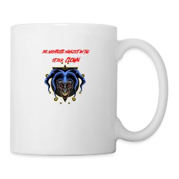 Clown - Tasse - Weiß - Rechts