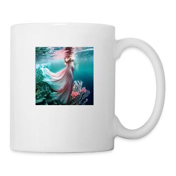 Unterwasserwelt - Tasse - Weiß - Rechts